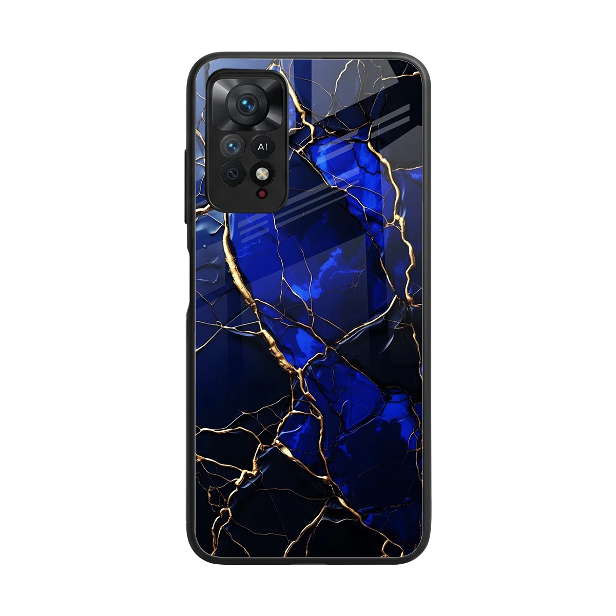 Sapphire Royal back phone cover | glass case for redmi note 11 pro