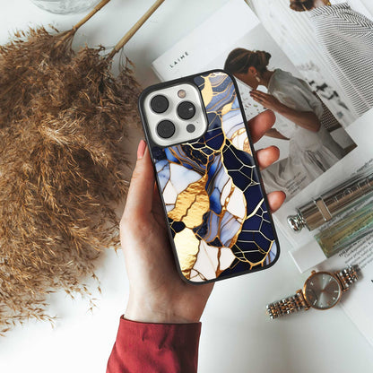 Sapphire Glow Phone Case for Iphone 16 | Glass Case