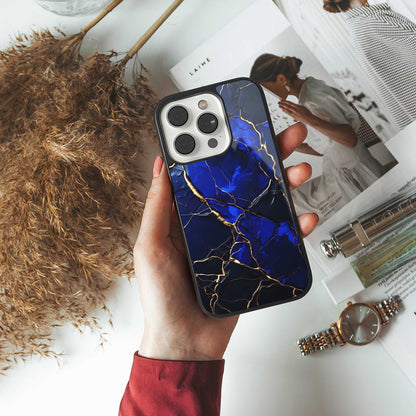 Sapphire Royal Phone Case for Iphone 16 | Glass Case