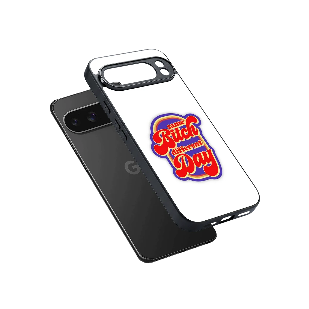 Sassy Mood sleek google pixel 10 pro xl cover with tempered glass back and TPU edges