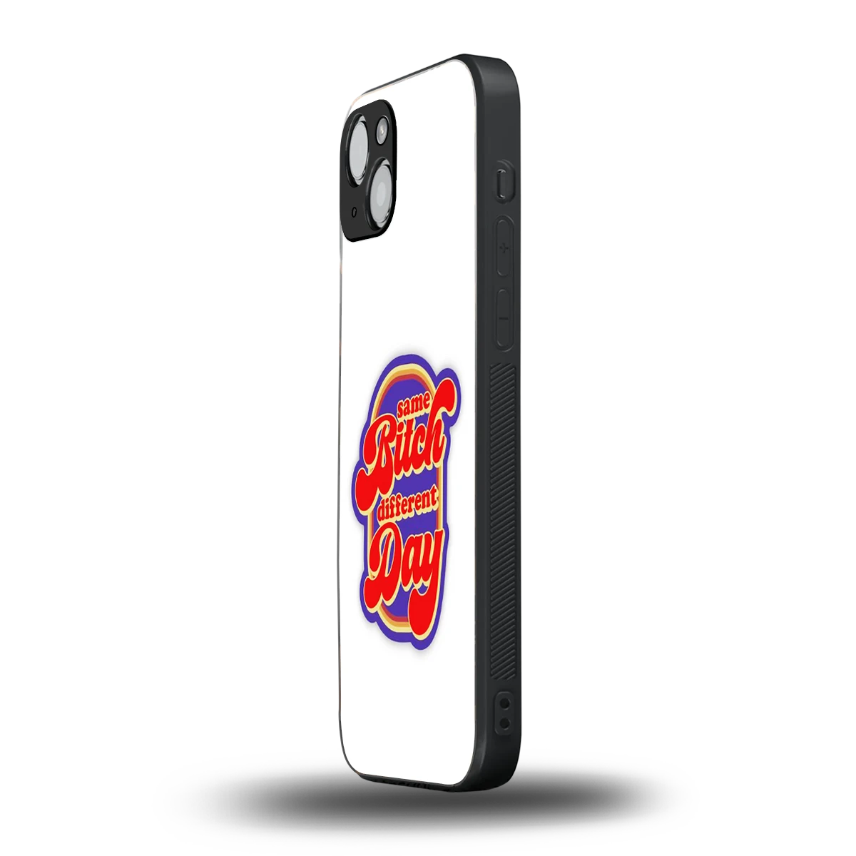 Sassy Mood iphone 14 plus mobile cover | shockproof glass phone case
