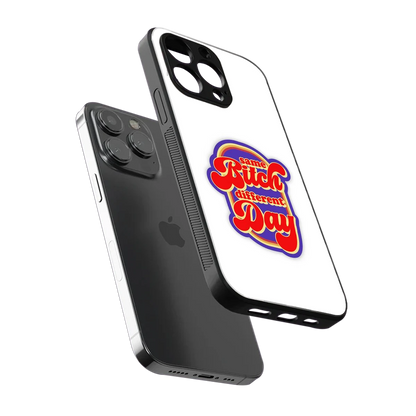 Sassy Mood sleek iphone 15 pro max cover with tempered glass back and TPU edges