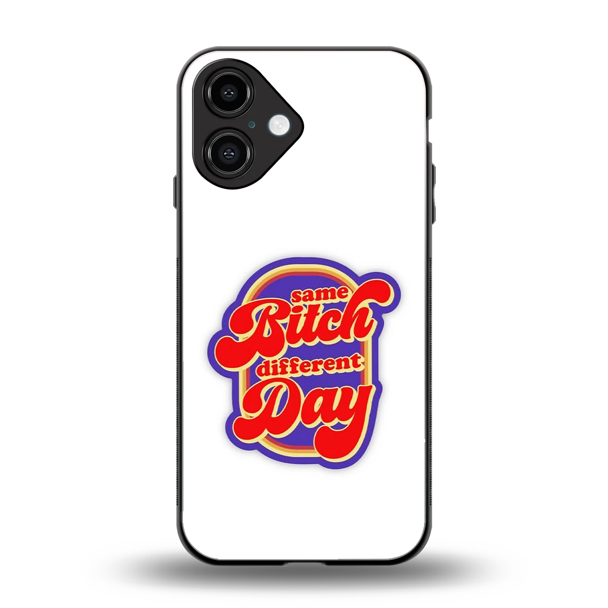 Sassy Mood back phone cover | glass case for iphone 16