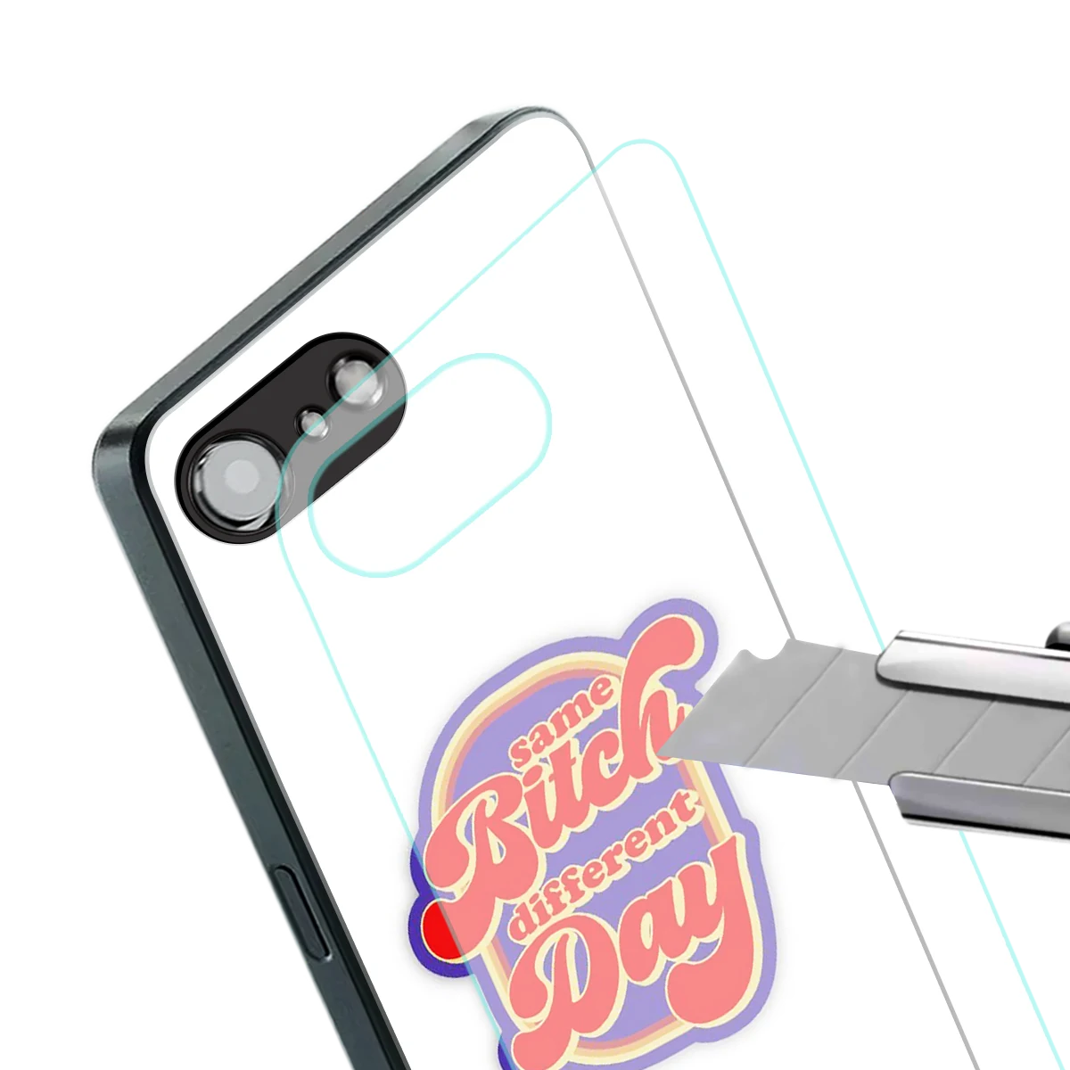 Sassy Mood stylish phone case for iphone 17e | glossy glass and slim fit