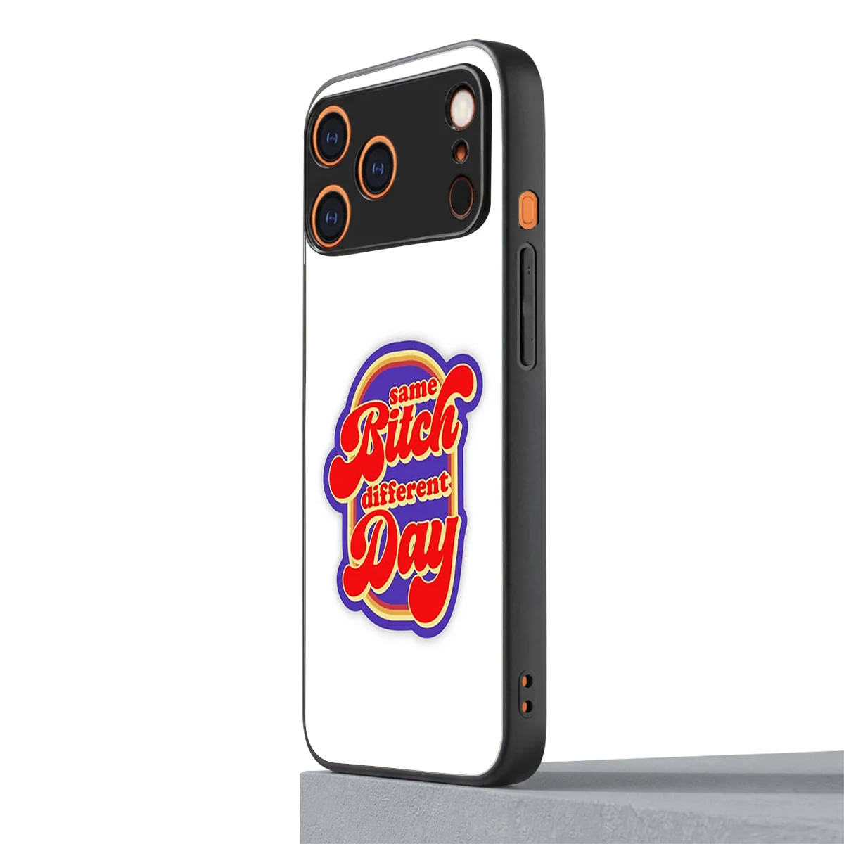 Sassy Mood iphone 17 pro mobile cover | shockproof glass phone case