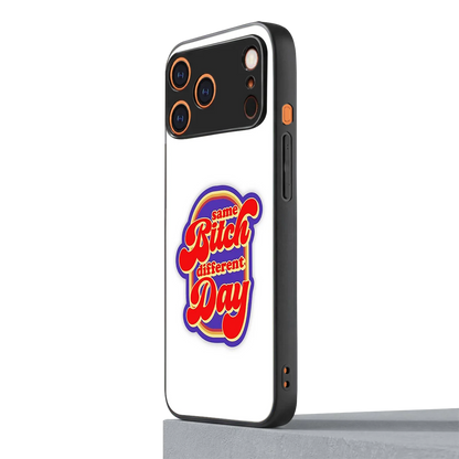 Sassy Mood iphone 17 pro mobile cover | shockproof glass phone case