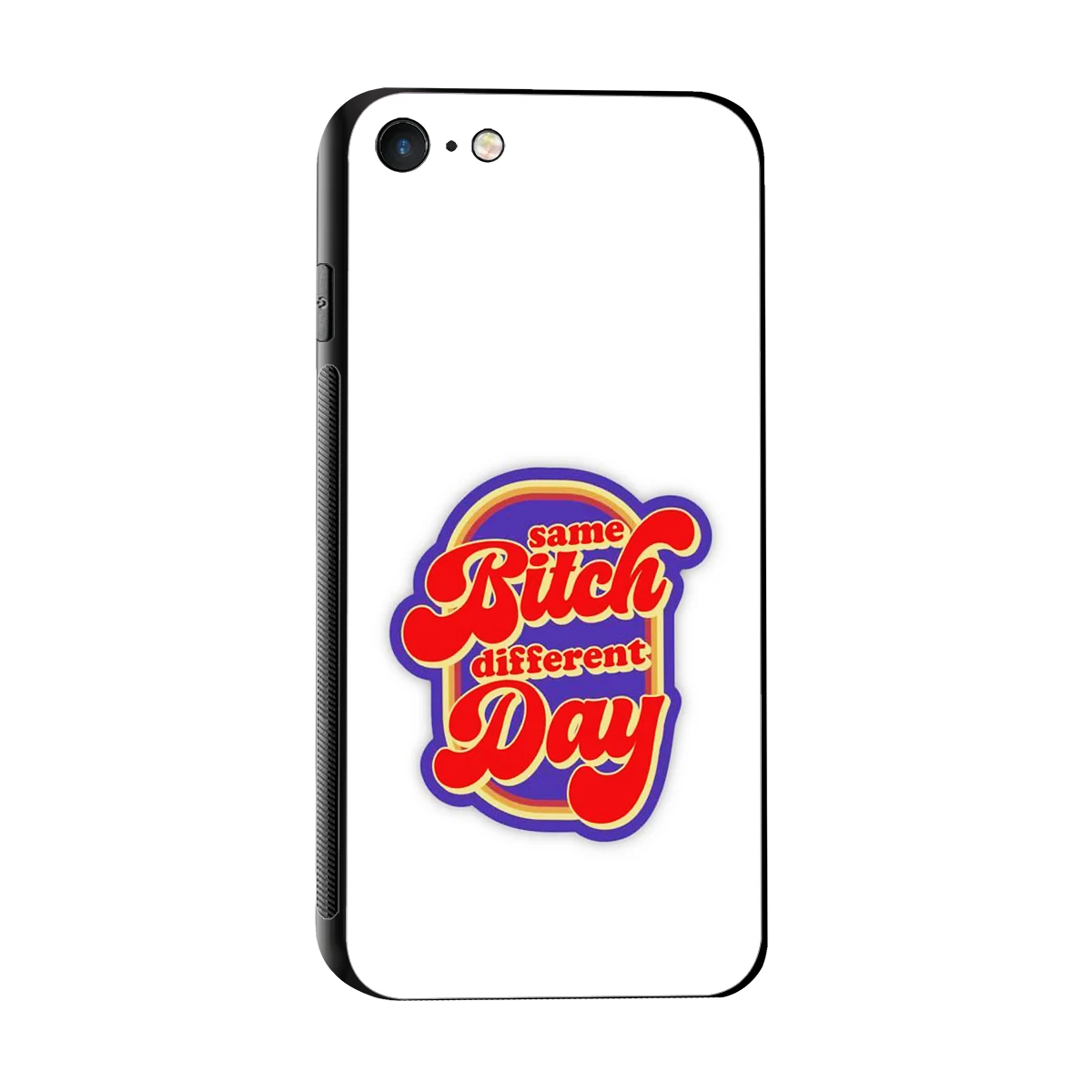 Sassy Mood sleek iphone 7 cover with tempered glass back and TPU edges