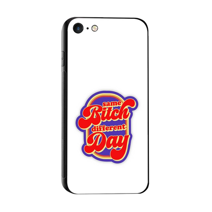 Sassy Mood sleek iphone 7 cover with tempered glass back and TPU edges