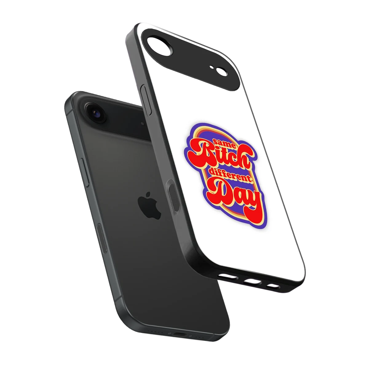 Sassy Mood sleek iphone air cover with tempered glass back and TPU edges