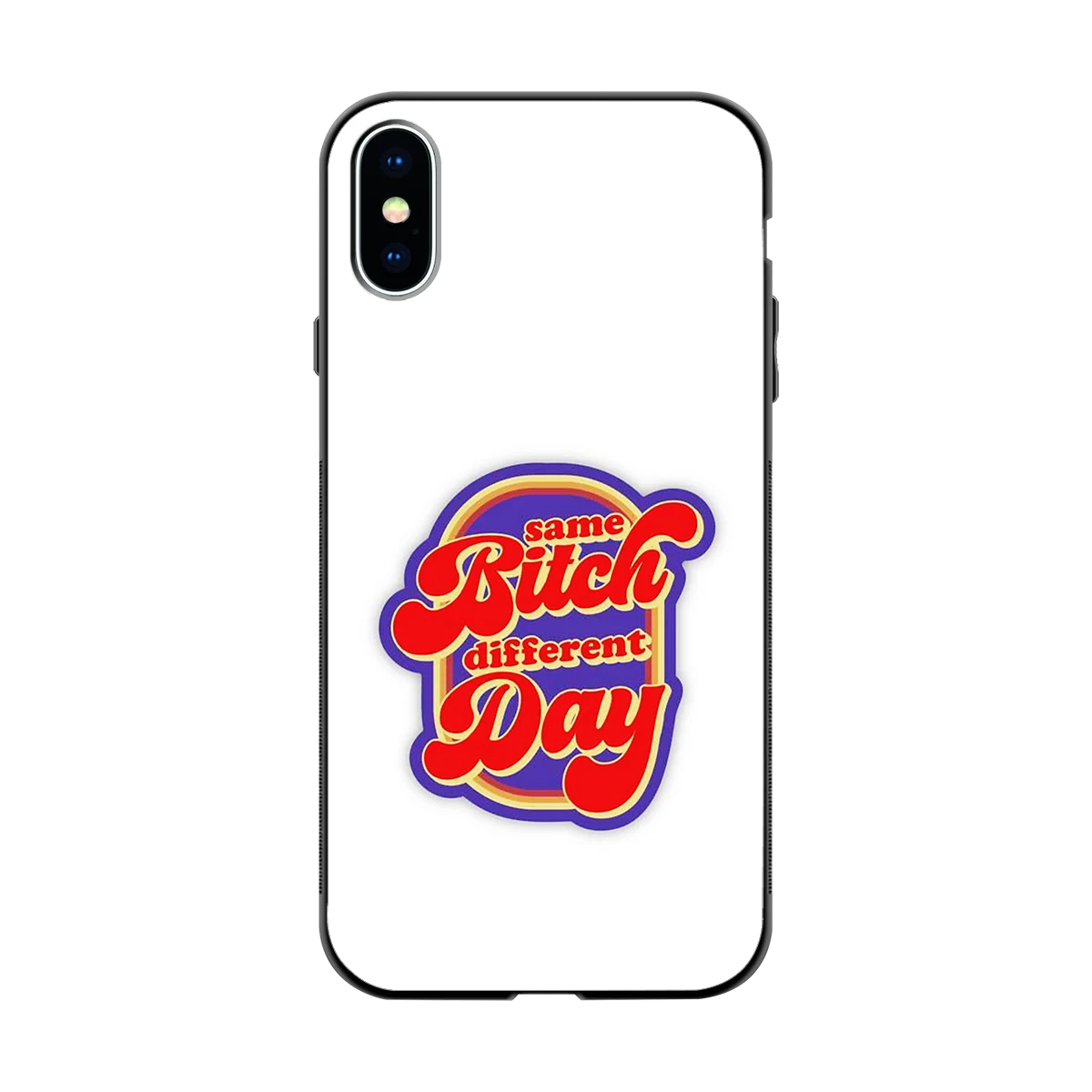 Sassy Mood back phone cover | glass case for iphone xs