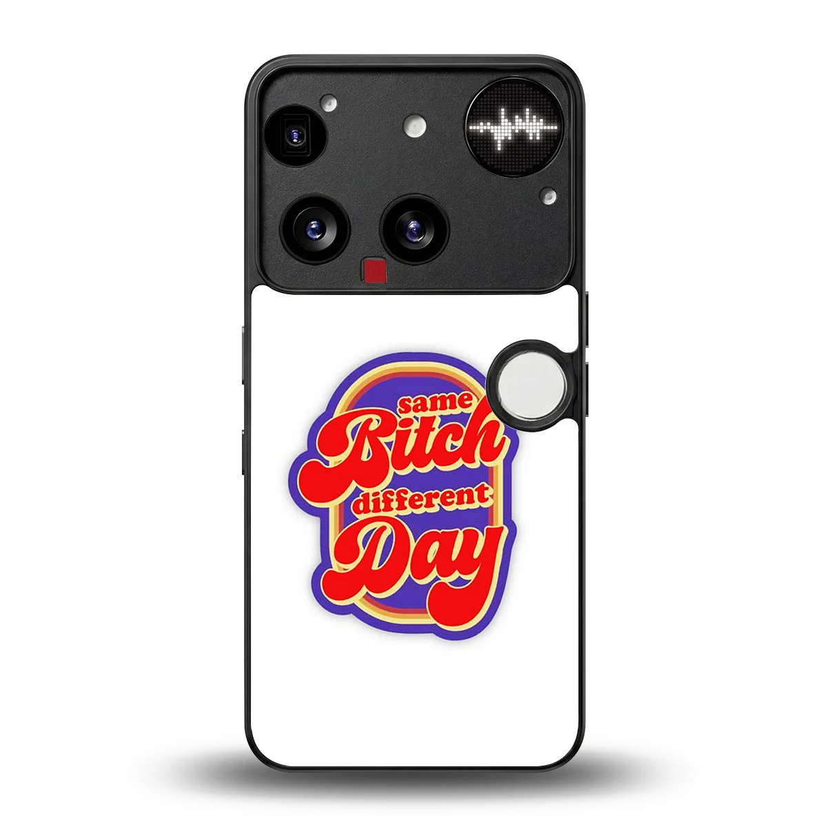 Sassy Mood back phone cover | glass case for nothing phone 3
