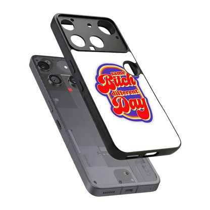 Sassy Mood sleek nothing phone 3 cover with tempered glass back and TPU edges