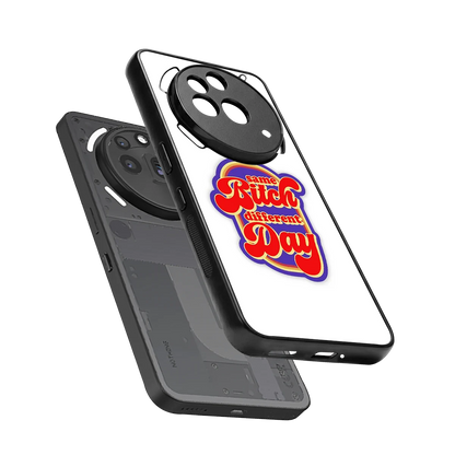 Sassy Mood sleek nothing phone 3a pro cover with tempered glass back and TPU edges