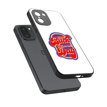 Sassy Mood sleek oneplus 15r cover with tempered glass back and TPU edges