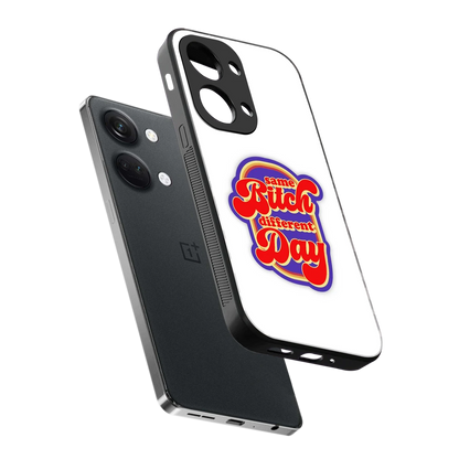 Sassy Mood sleek oneplus nord 3 cover with tempered glass back and TPU edges