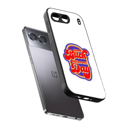 Sassy Mood sleek oneplus nord 4 cover with tempered glass back and TPU edges