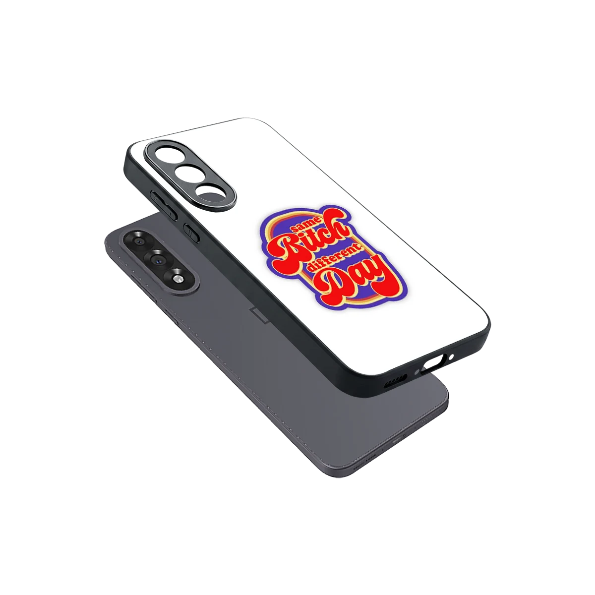 Sassy Mood sleek oneplus nord 5 cover with tempered glass back and TPU edges