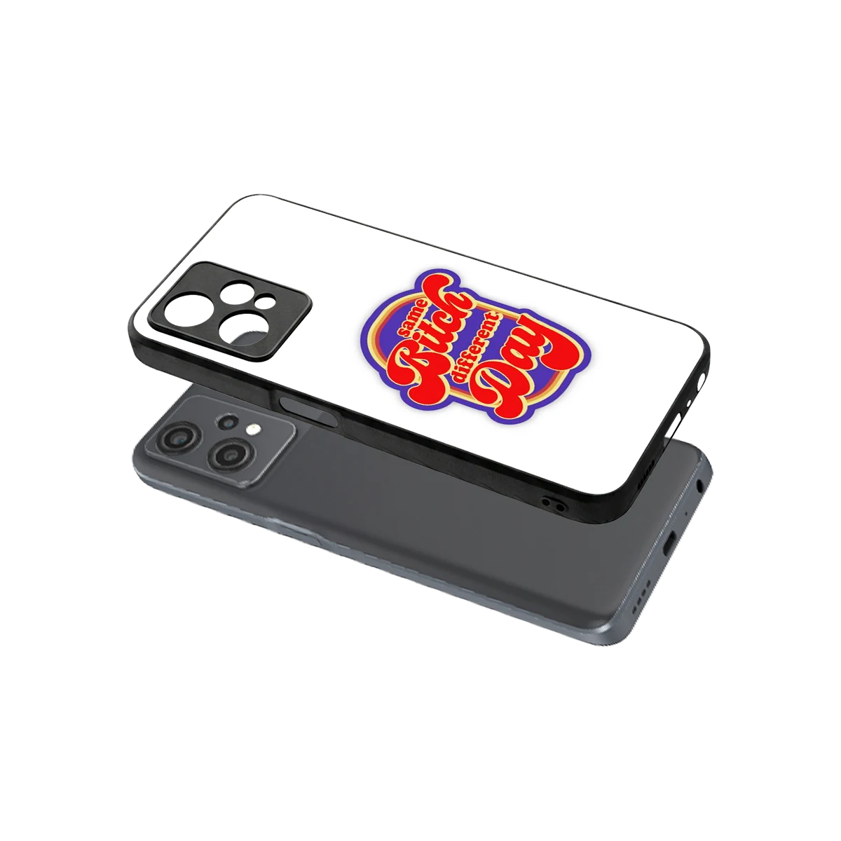 Sassy Mood sleek oneplus nord ce 2 lite cover with tempered glass back and TPU edges