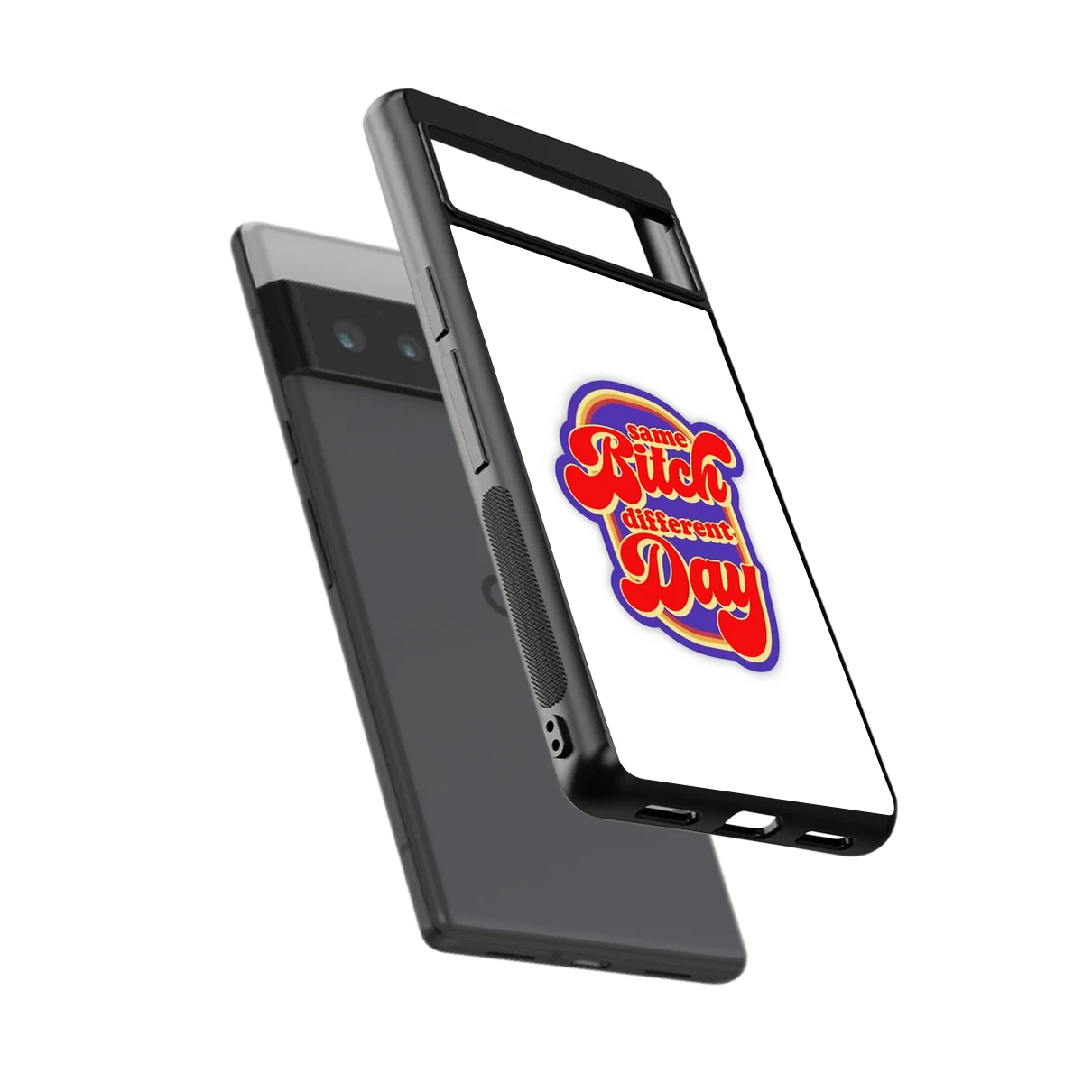 Sassy Mood sleek google pixel 6 pro cover with tempered glass back and TPU edges