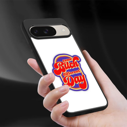 Sassy Mood sleek google pixel 9 cover with tempered glass back and TPU edges