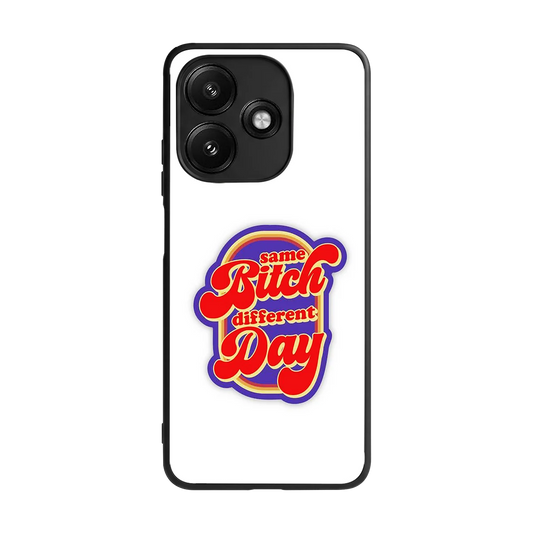 Sassy Mood back phone cover | glass case for redmi 12 5g
