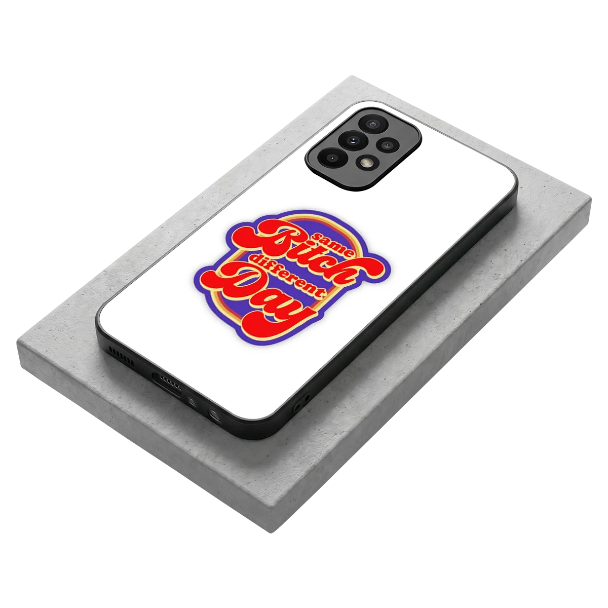 Sassy Mood stylish phone case for samsung galaxy a23 | glossy glass and slim fit