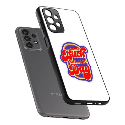 Sassy Mood sleek samsung galaxy a23 cover with tempered glass back and TPU edges