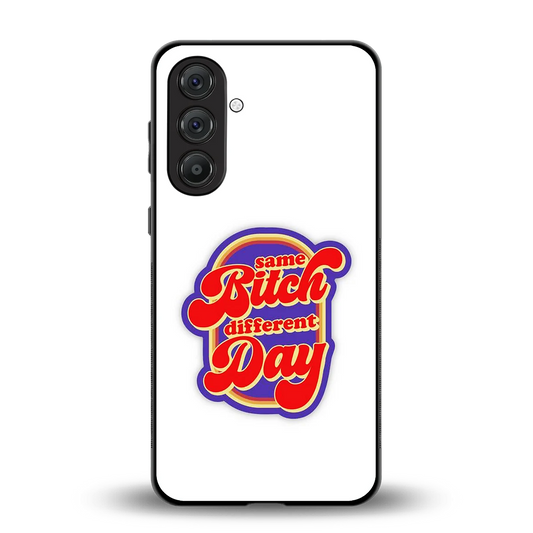 Sassy Mood back phone cover | glass case for samsung galaxy m36 5g