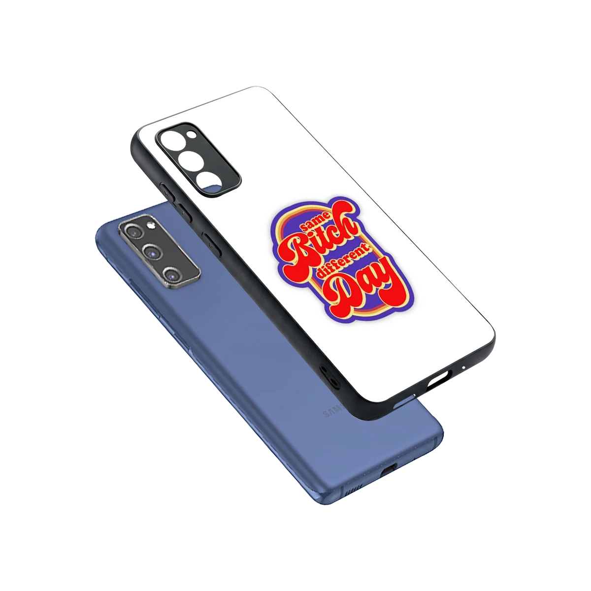 Sassy Mood sleek samsung galaxy s20 fe cover with tempered glass back and TPU edges