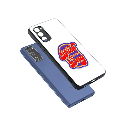 Sassy Mood sleek samsung galaxy s20 fe cover with tempered glass back and TPU edges