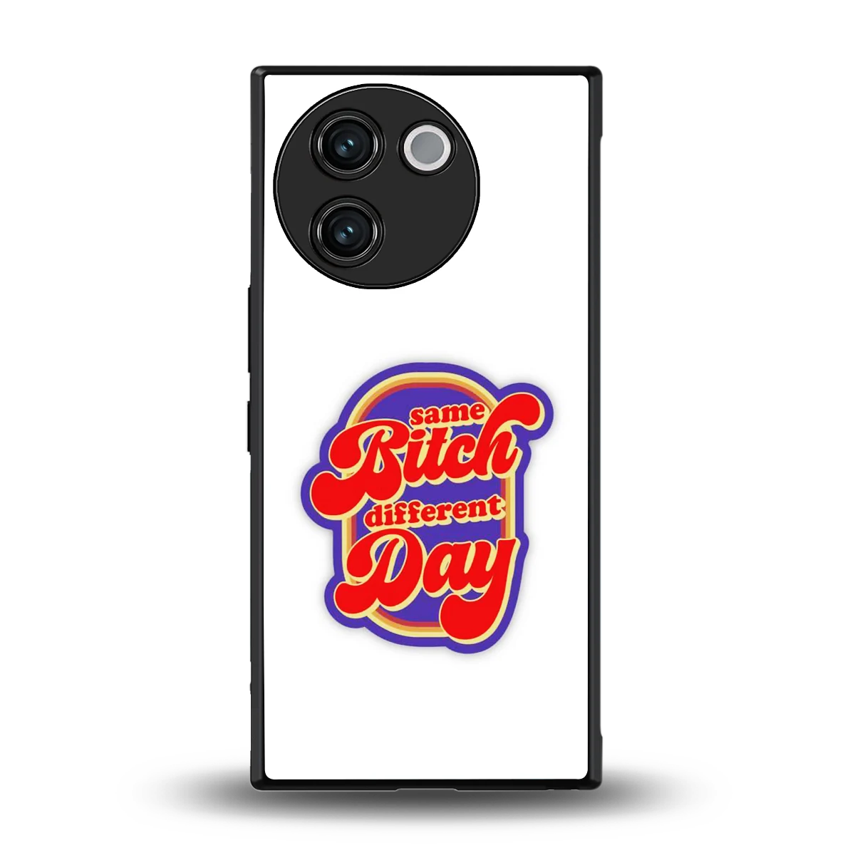 Sassy Mood back phone cover | glass case for vivo v30e