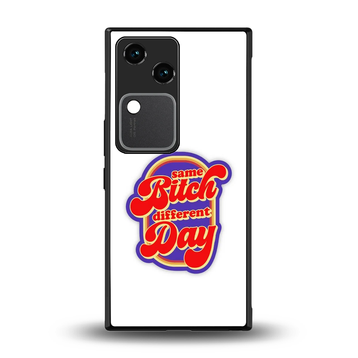 Sassy Mood back phone cover | glass case for vivo v30