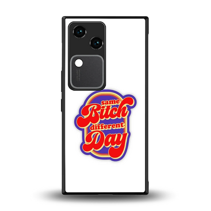 Sassy Mood back phone cover | glass case for vivo v30