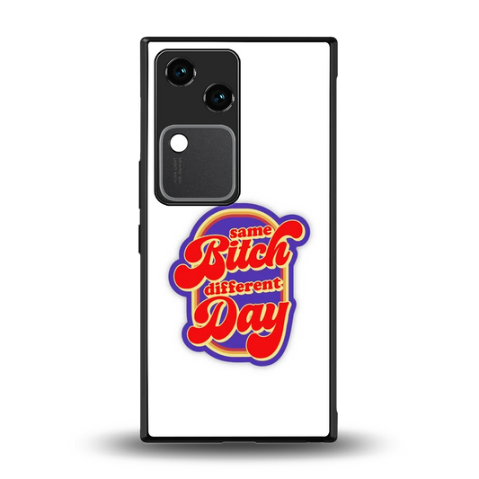 Sassy Mood back phone cover | glass case for vivo v30