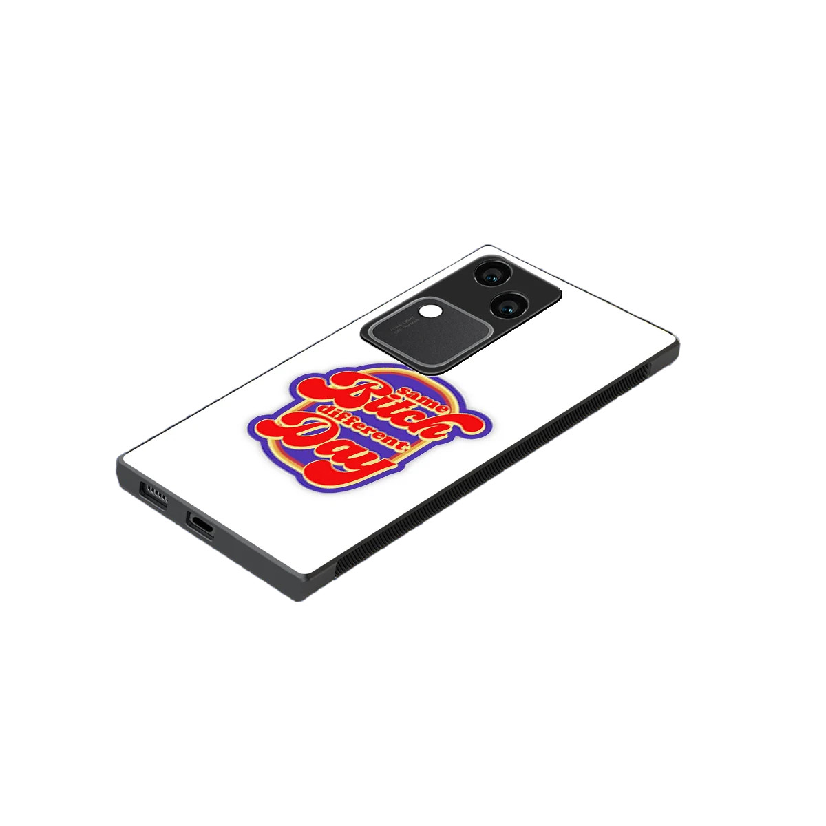 Sassy Mood stylish phone case for vivo v30 | glossy glass and slim fit