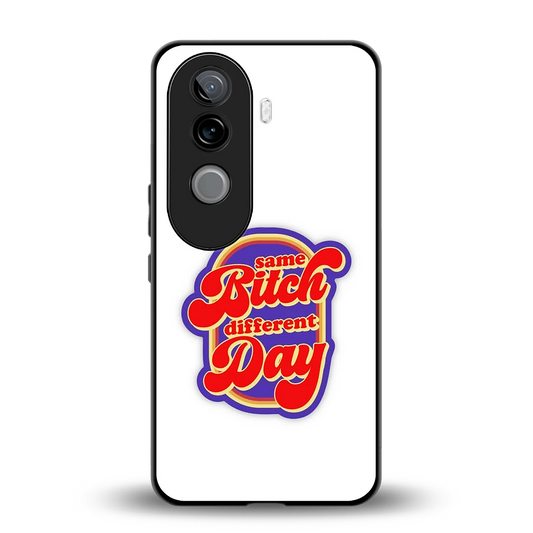 Sassy Mood back phone cover | glass case for vivo v40e