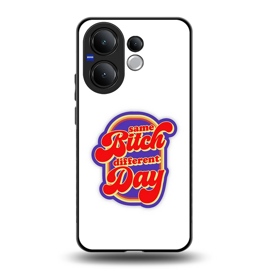 Sassy Mood back phone cover | glass case for vivo v60