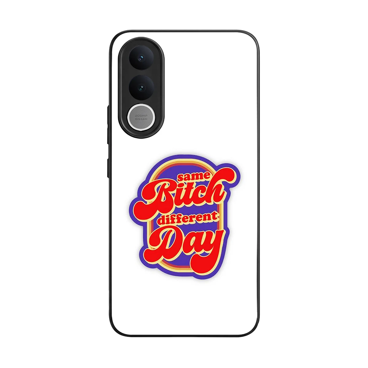 Sassy Mood back phone cover | glass case for vivo v70 fe