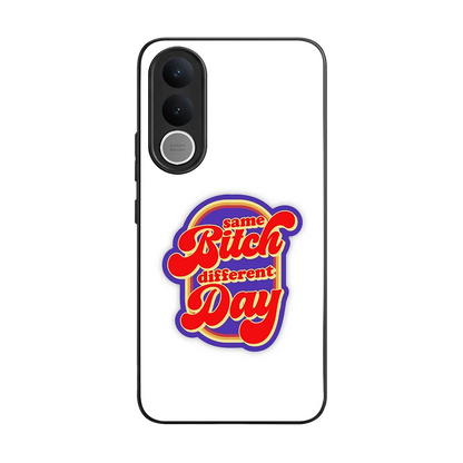 Sassy Mood back phone cover | glass case for vivo v70 fe