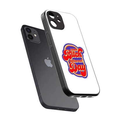 Sassy Mood sleek iphone 11 cover with tempered glass back and TPU edges
