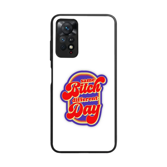 Sassy Mood back phone cover | glass case for redmi note 11 pro