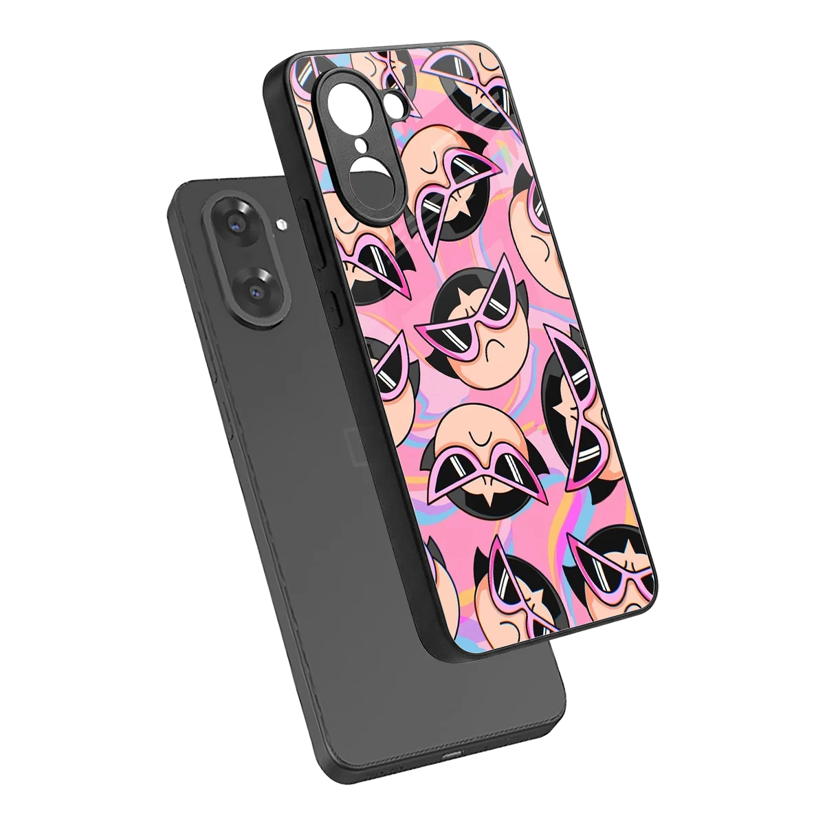 Sassy Squad sleek oneplus nord ce5 5g cover with tempered glass back and TPU edges