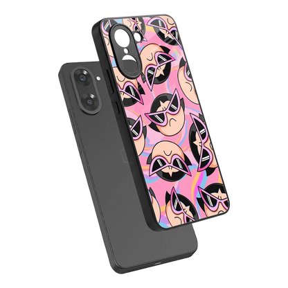 Sassy Squad sleek oneplus nord ce5 5g cover with tempered glass back and TPU edges