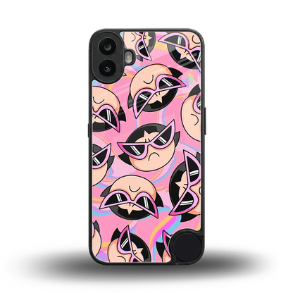 Sassy Squad back phone cover | glass case for cmf nothing phone 1