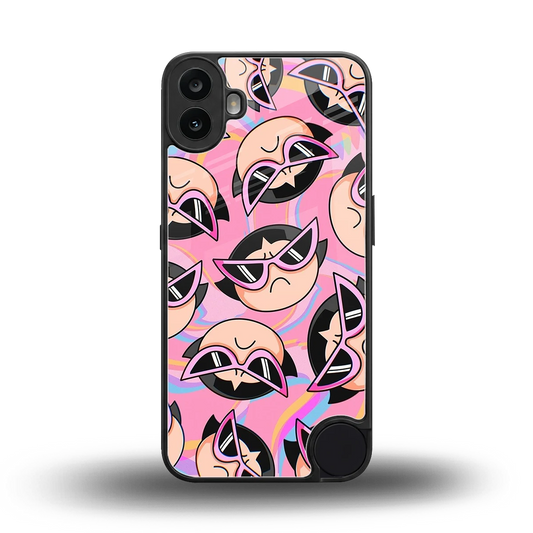 Sassy Squad back phone cover | glass case for cmf nothing phone 1