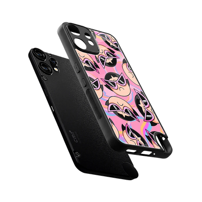 Sassy Squad sleek cmf nothing phone 2 pro cover with tempered glass back and TPU edges