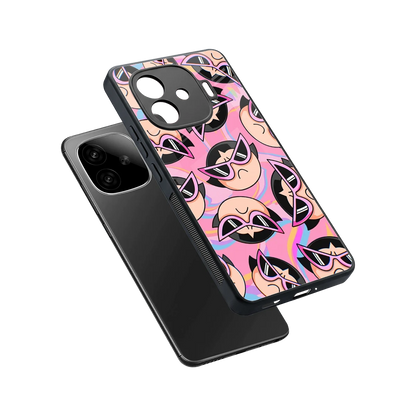 Sassy Squad sleek iqoo neo 10r 5g cover with tempered glass back and TPU edges