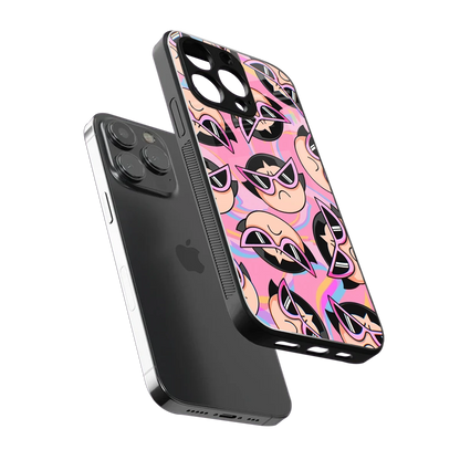 Sassy Squad sleek iphone 13 pro cover with tempered glass back and TPU edges