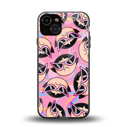 Sassy Squad back phone cover | glass case for iphone 13