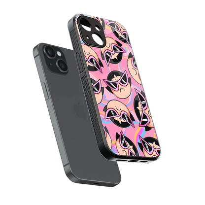 Sassy Squad sleek iphone 13 cover with tempered glass back and TPU edges